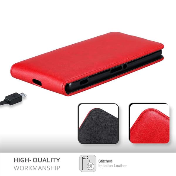 Deksel til Sony Xperia Z2 Flip Etui med magnetisk lukking