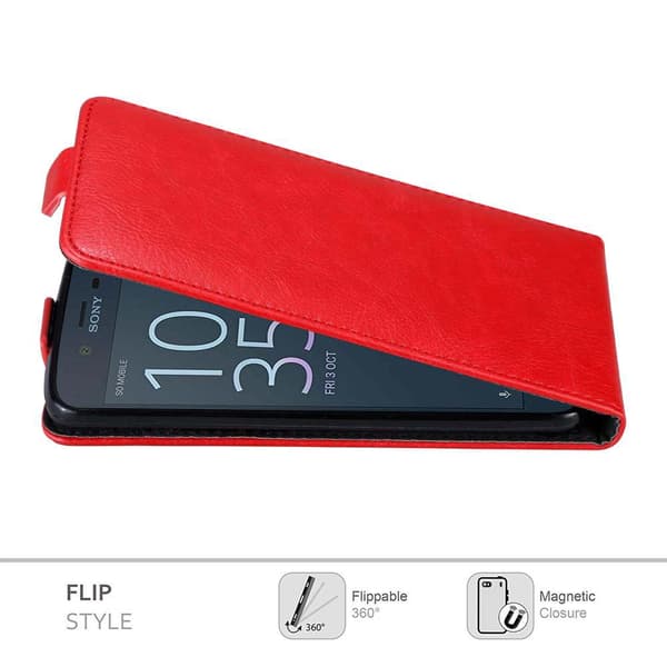 Skyddsfodral för Sony Xperia XZ / XZs Fodral Skal i flipdesign med magnetisk stängning Case Cover