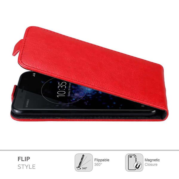 Skyddsfodral för Sony Xperia XZ2 COMPACT Fodral Skal i flipdesign med magnetisk stängning Case Cover