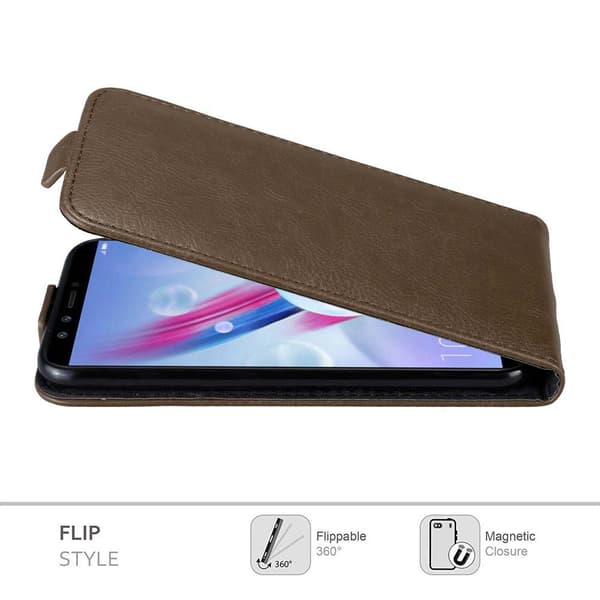 Deksel til Honor 9 LITE Flip Etui med magnetisk lukking