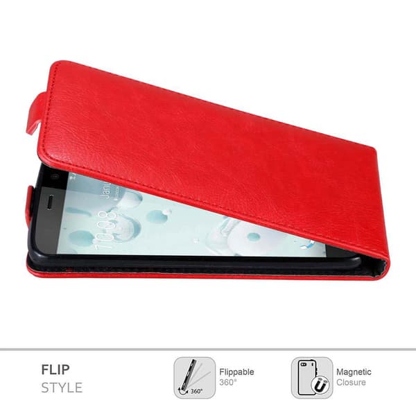 HTC U PLAY Suojakotelo Suojakuori Lompakkokotelo Matkapuhelinkotelo flip muotoilu magneettisuljenta