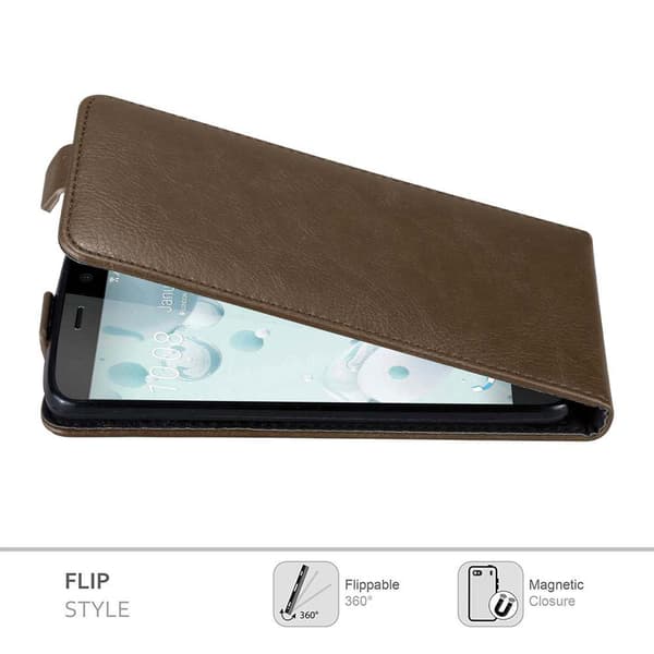 HTC U PLAY Suojakotelo Suojakuori Lompakkokotelo Matkapuhelinkotelo flip muotoilu magneettisuljenta