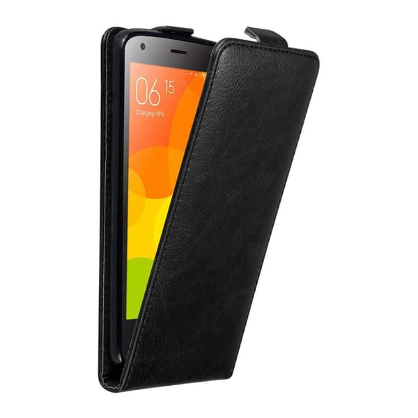 Skyddsfodral för Xiaomi Mi 2 Fodral Skal i flipdesign med magnetisk stängning Case Cover NATT SVART