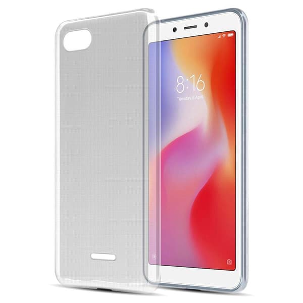 Xiaomi RedMi 6A Suojakuori Suojakotelo valmistettu joustavasta TPU-silikonista Red
