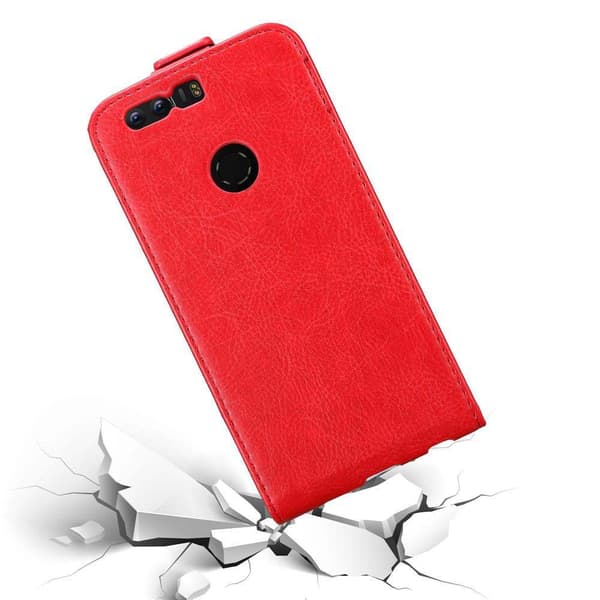 Deksel til Honor 8 / 8 PREMIUM Flip Etui med magnetisk lukking