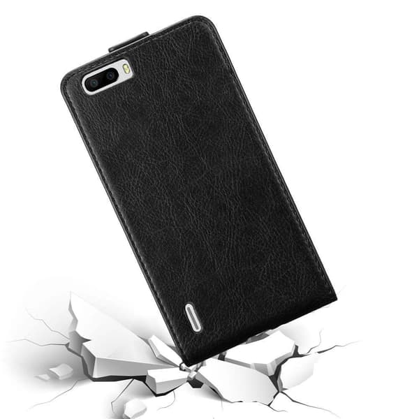 Deksel til Honor 6 PLUS Flip Etui med magnetisk lukking