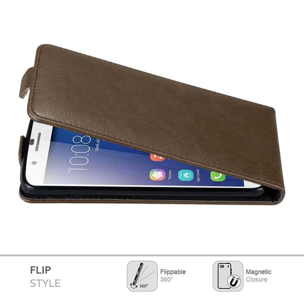 Honor 6 PLUS Suojakotelo Suojakuori Lompakkokotelo Matkapuhelinkotelo flip muotoilu magneettisuljenta
