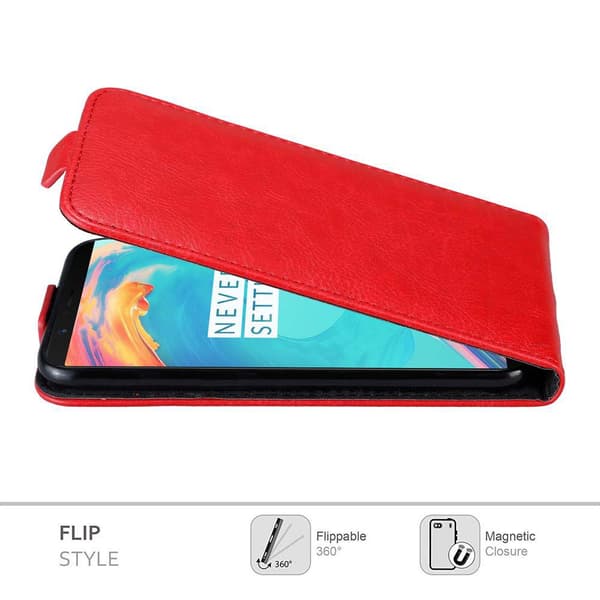 Skyddsfodral för OnePlus 5T Fodral Skal i flipdesign med magnetisk stängning Case Cover