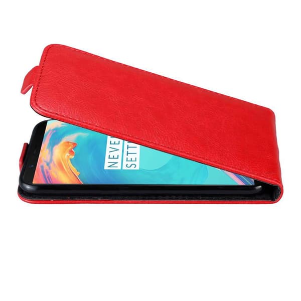 Deksel til OnePlus 5T Flip Etui med magnetisk lukking