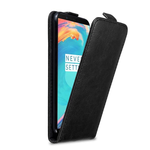 Deksel til OnePlus 5T Flip Etui med magnetisk lukking