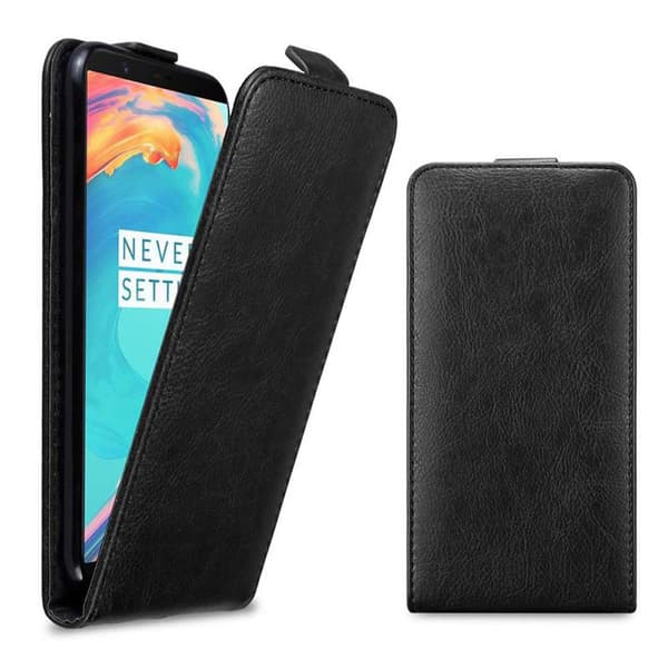 Deksel til OnePlus 5T Flip Etui med magnetisk lukking