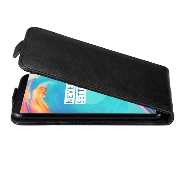 Deksel til OnePlus 5T Flip Etui med magnetisk lukking