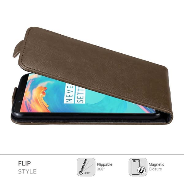 Skyddsfodral för OnePlus 5T Fodral Skal i flipdesign med magnetisk stängning Case Cover