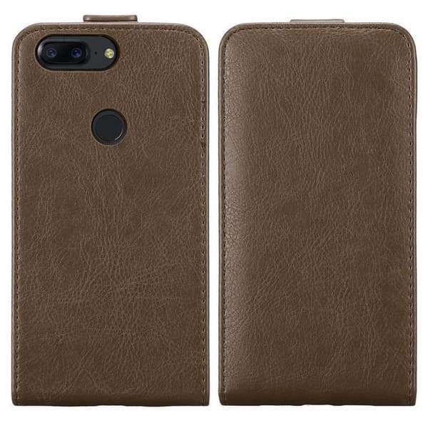 Deksel til OnePlus 5T Flip Etui med magnetisk lukking