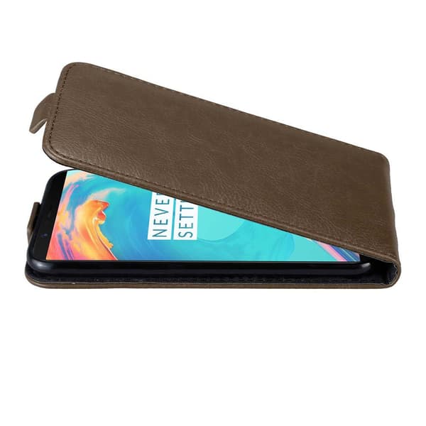 Deksel til OnePlus 5T Flip Etui med magnetisk lukking