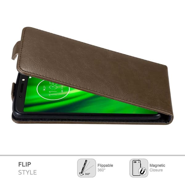 Deksel til Motorola MOTO E5 / G6 PLAY Flip Etui med magnetisk lukking