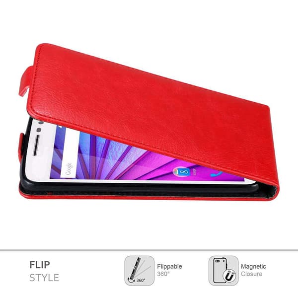 Skyddsfodral för Motorola MOTO G3 Fodral Skal i flipdesign med magnetisk stängning Case Cover