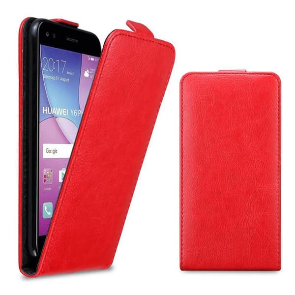 Deksel til Huawei Y6 PRO 2017 Flip Etui med magnetisk lukking