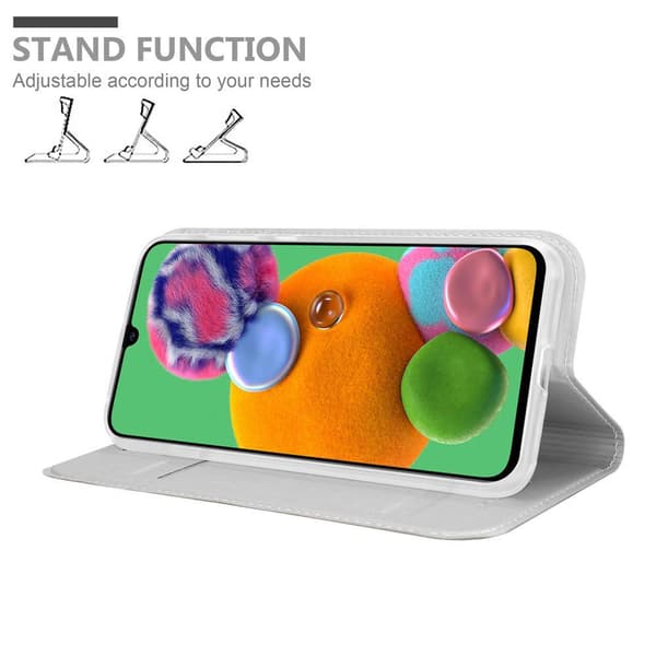 Samsung Galaxy A90 5G Skal Fodral med magnetisk stängning, ståfunktion och kortficka Mobilskydd