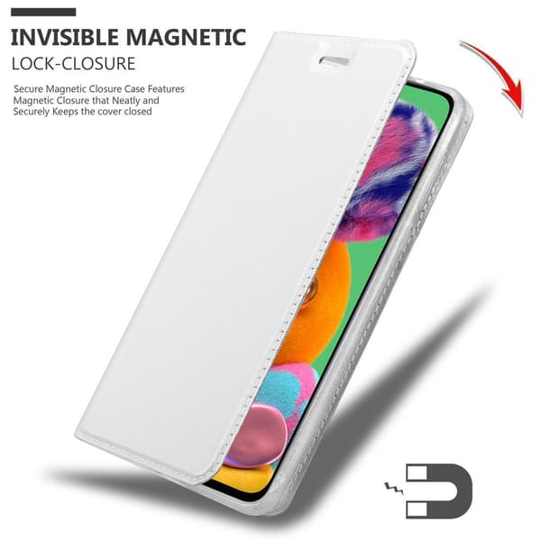 Samsung Galaxy A90 5G Skal Fodral med magnetisk stängning, ståfunktion och kortficka Mobilskydd