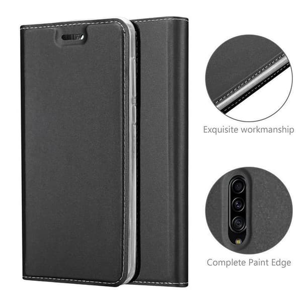 Samsung Galaxy A90 5G Skal Fodral med magnetisk stängning, ståfunktion och kortficka Mobilskydd