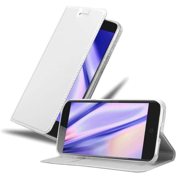 ZTE Blade V7 Suojakotelo Suojakuori Lompakkokotelo Matkapuhelinkotelo jossa magneettisuljenta, jalusta-toiminto ja korttitasku