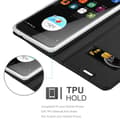 Pikkukuva 6 / 8: ZTE Blade V7 Suojakotelo Suojakuori Lompakkokotelo Matkapuhelinkotelo jossa magneettisuljenta, jalusta-toiminto ja korttitasku