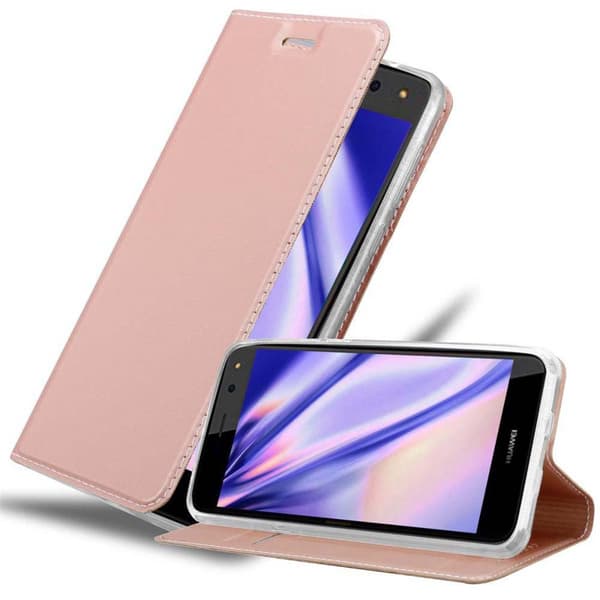 Huawei Y5 2017 / Y6 2017 Skal Fodral med magnetisk stängning, ståfunktion och kortficka Mobilskydd
