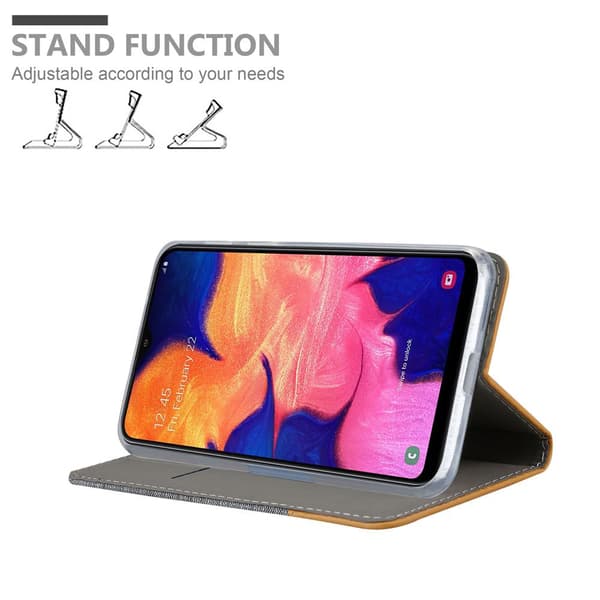 Samsung Galaxy A10 / M10 Suojakotelo Suojakuori Lompakkokotelo Matkapuhelinkotelo jossa magneettisuljenta, jalusta-toiminto ja korttitasku