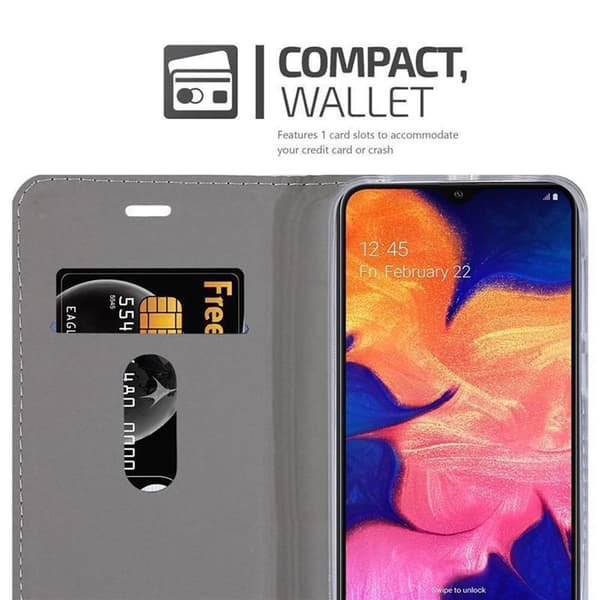 Samsung Galaxy A10 / M10 Suojakotelo Suojakuori Lompakkokotelo Matkapuhelinkotelo jossa magneettisuljenta, jalusta-toiminto ja korttitasku
