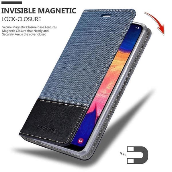 Samsung Galaxy A10 / M10 Suojakotelo Suojakuori Lompakkokotelo Matkapuhelinkotelo jossa magneettisuljenta, jalusta-toiminto ja korttitasku