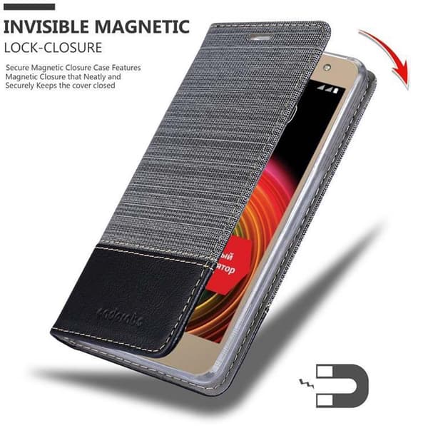 LG X POWER 2 Skal Plånboksfodral med magnetisk stängning, ståfunktion och kortficka