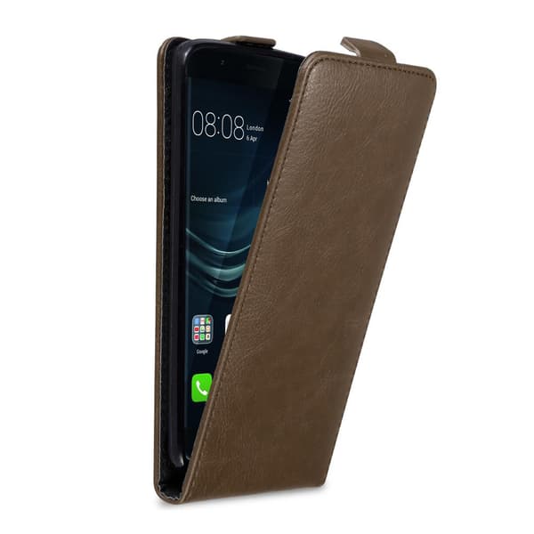 Huawei P9 PLUS Pungetui Flip Cover () KAFFE BRUN