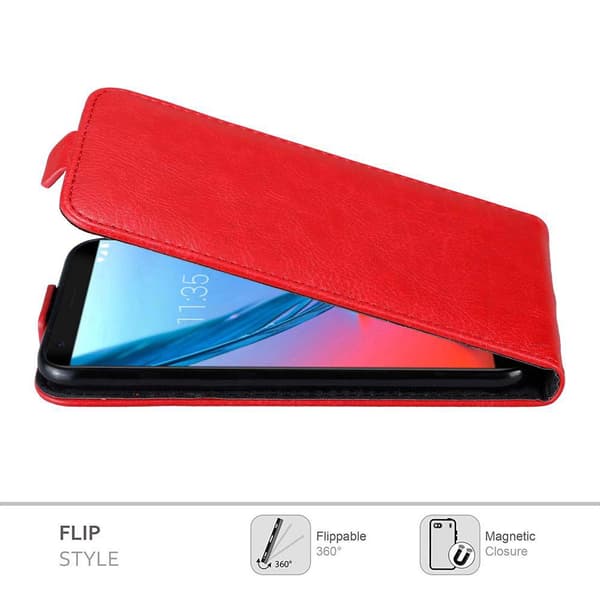 Skyddsfodral för ZTE Blade V9 Fodral Skal i flipdesign med magnetisk stängning Case Cover