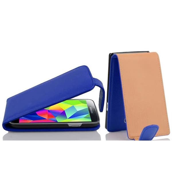 Skyddsfodral för Samsung Galaxy S5 MINI / S5 MINI DUOS Fodral Skal Mobilskydd i flipdesign av texturerat konstläder Case Cover