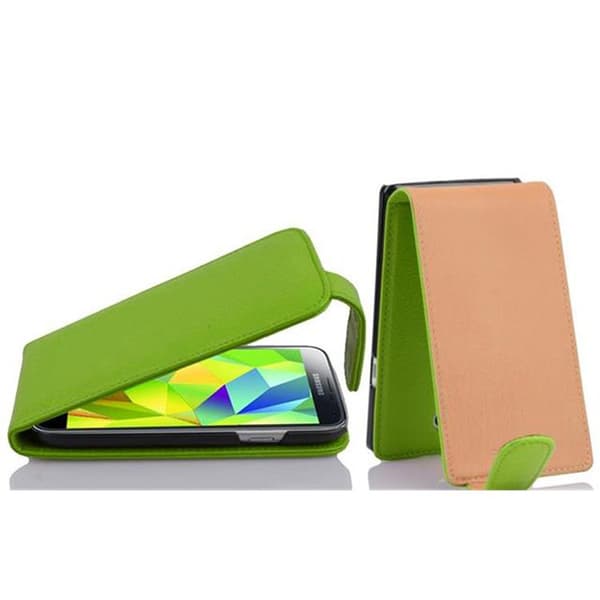 Skyddsfodral för Samsung Galaxy S5 MINI / S5 MINI DUOS Fodral Skal Mobilskydd i flipdesign av texturerat konstläder Case Cover
