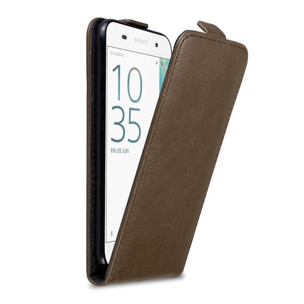 Skyddsfodral för Sony Xperia E5 Fodral Skal i flipdesign med magnetisk stängning Case Cover