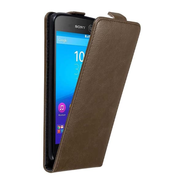 Deksel til Sony Xperia M5 Flip Etui med magnetisk lukking