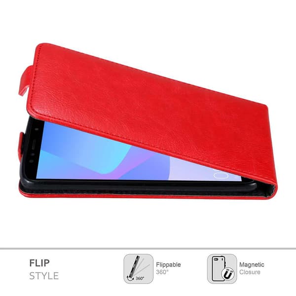 Honor 7A / Huawei Y6 PRIME 2018 Suojakotelo Suojakuori Lompakkokotelo Matkapuhelinkotelo flip muotoilu magneettisuljenta