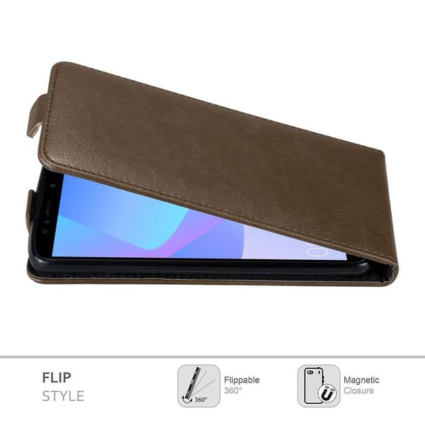Honor 7A / Huawei Y6 PRIME 2018 Suojakotelo Suojakuori Lompakkokotelo Matkapuhelinkotelo flip muotoilu magneettisuljenta