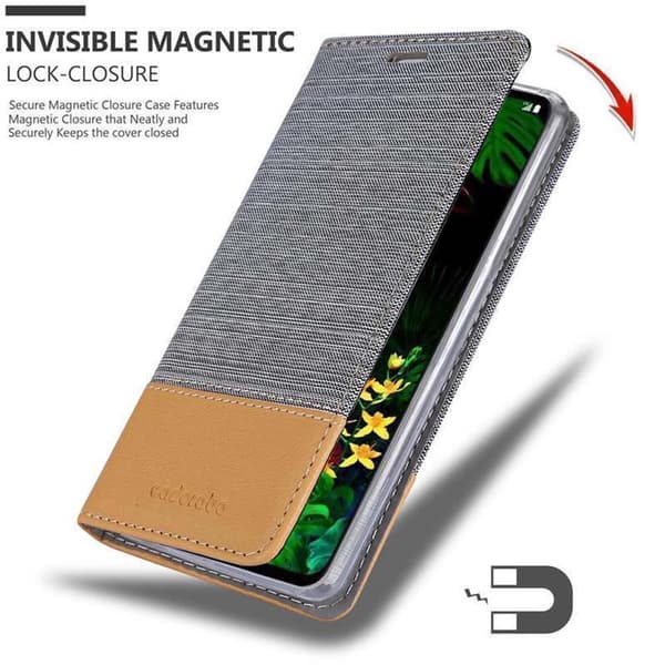 LG G8 ThinQ Skal Plånboksfodral med magnetisk stängning, ståfunktion och kortficka
