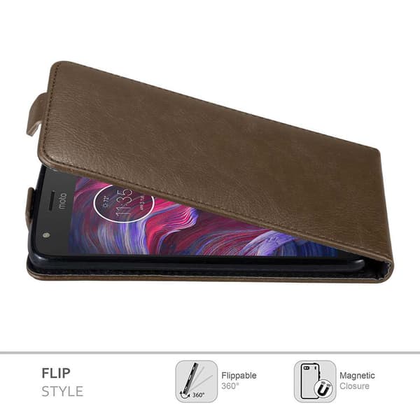 Motorola MOTO X4 Suojakotelo Suojakuori Lompakkokotelo Matkapuhelinkotelo flip muotoilu magneettisuljenta