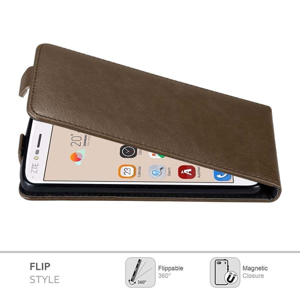 Skyddsfodral för ZTE Blade V8 Fodral Skal i flipdesign med magnetisk stängning Case Cover