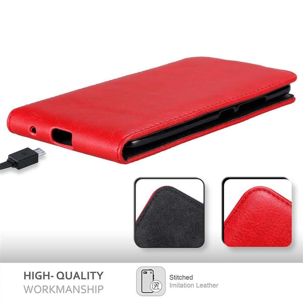 Deksel til ZTE Axon 7 Flip Etui med magnetisk lukking