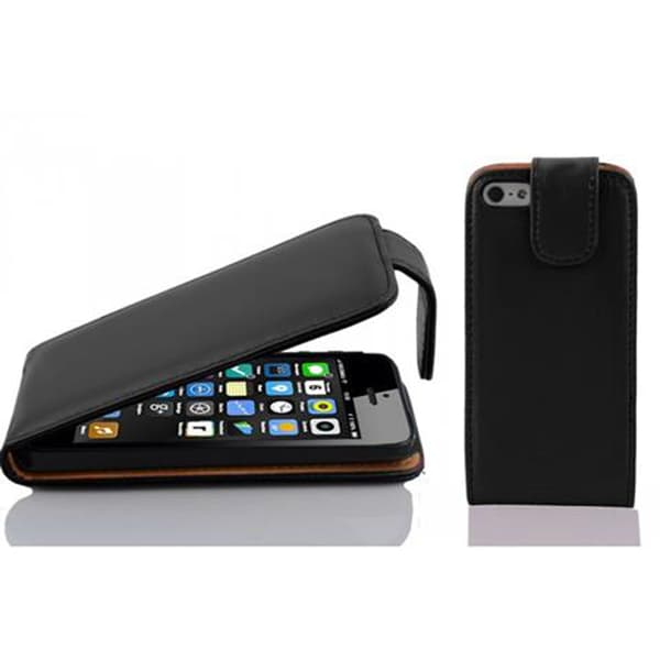 iPhone 5C Skal Fodral i flipdesign Mobilskydd av smidigt konstläder Case Cover