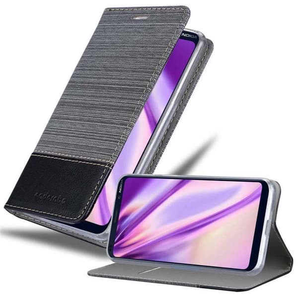 Deksel til Nokia 9 PureView Lommebokdeksel med magnetisk lukking, stativfunksjon og kortlomme