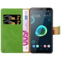 Pikkukuva 7 / 8: HTC Desire 12 PLUS Suojakotelo Suojakuori Lompakkokotelo Matkapuhelinkotelo jossa magneettisuljenta, jalusta-toiminto ja korttitasku