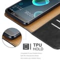 Pikkukuva 5 / 8: HTC Desire 12 PLUS Suojakotelo Suojakuori Lompakkokotelo Matkapuhelinkotelo jossa magneettisuljenta, jalusta-toiminto ja korttitasku