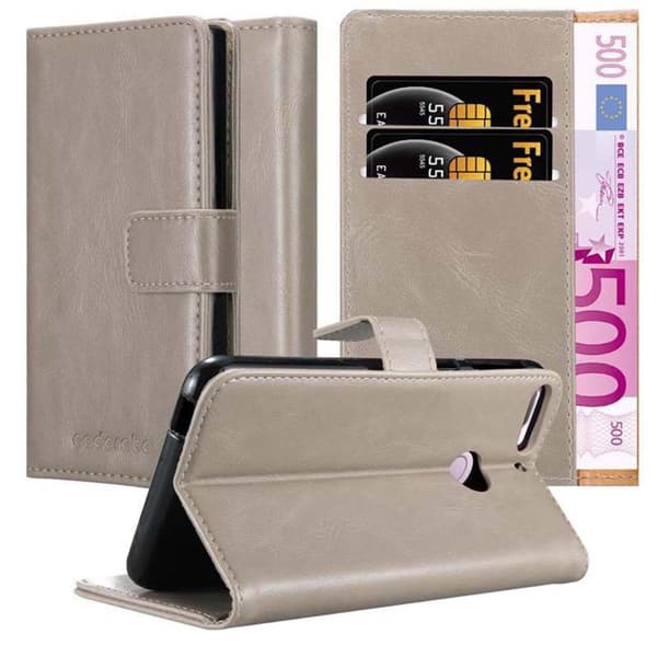 Cover HTC Desire 12 PLUS Etui Case () CAPPUCCINO BRUN