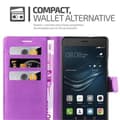 Pikkukuva 4 / 8: Huawei P9 LITE 2016 / G9 LITE Suojakotelo Lompakkokotelo Matkapuhelinkotelo Suojakuori jossa magneettisuljenta, jalusta-toiminto ja korttitasku
